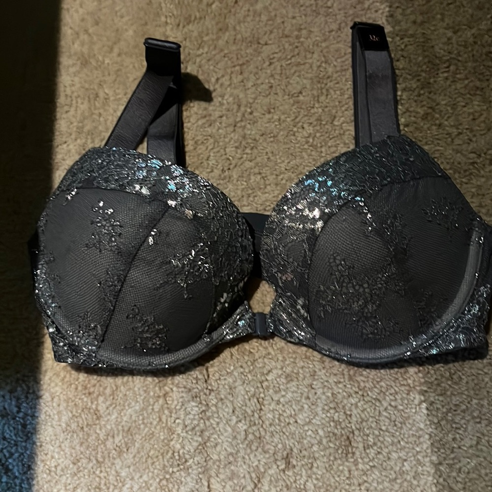 NWT GRAY HOLIDAY VERY SEXY PUSH UP 32C